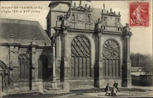 Ak Magny en Vexin Val-d’Oise, L'Eglise