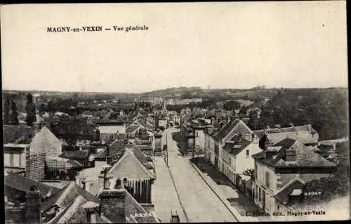 Ak Magny en Vexin Val-d’Oise, Vue generale