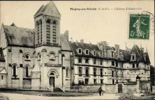 Ak Magny en Vexin Val-d’Oise, Chateau d'Ambleville