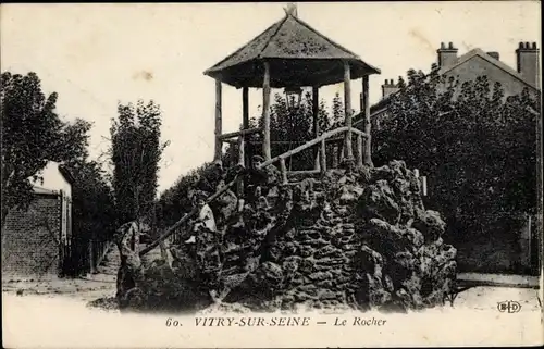 Ak Vitry sur Seine Val de Marne, Le Rocher