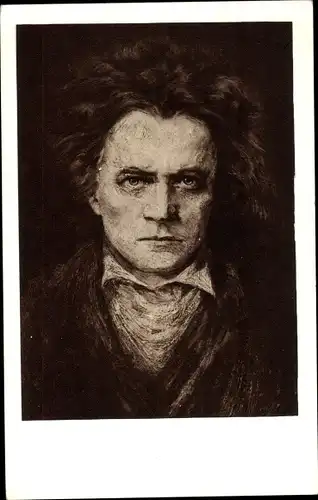 Künstler Ak Komponist Ludwig van Beethoven, Portrait