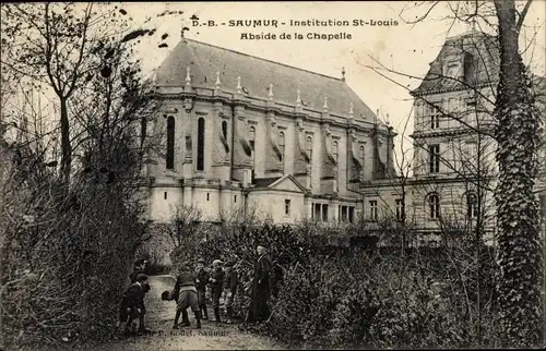 Ak Saumur Maine et Loire, Insitution St Louis, Abside de la chapelle