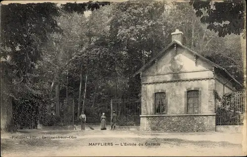 Ak Maffliers Val-d’Oise, L'Entree du Chateau