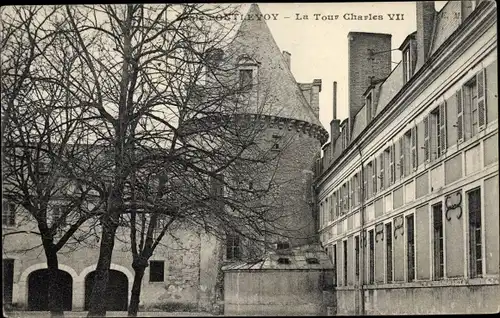 Ak Pontlevoy Loir et Cher, La Tour Charles VII