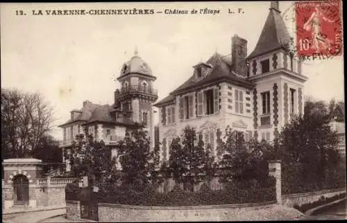 Ak Varenne Chennevieres Val de Marne, Chateau de l'Etape