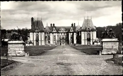 Ak Grosbois Val-de-Marne, Chateau, La Facade principale