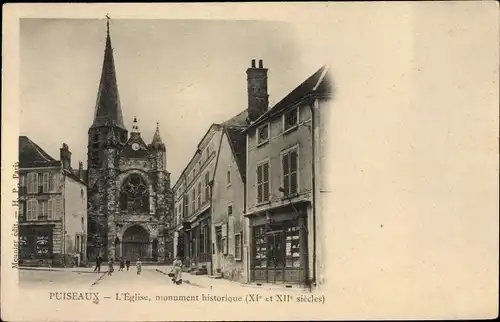 Ak Puiseaux Loiret, L'Eglise