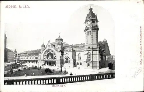 Ak Köln am Rhein, Bahnhof