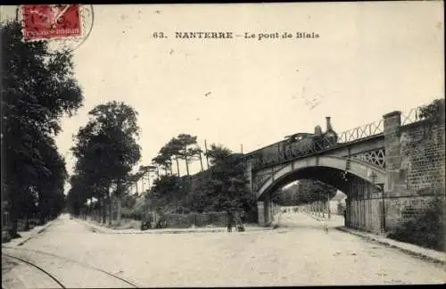 Ak Nanterre Hauts de Seine, Le pont de Biais