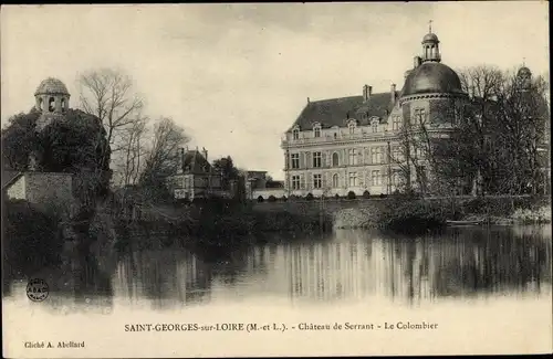 Ak Saint Georges sur Loire Maine-et-Loire, Chateau de Serrant, le Colombier