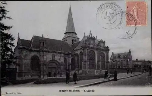 Ak Magny en Vexin Val-d’Oise, L'Eglise