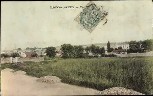 Ak Magny en Vexin Val-d’Oise, Vue generale