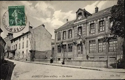 Ak Andilly Val d'Oise, La Mairie