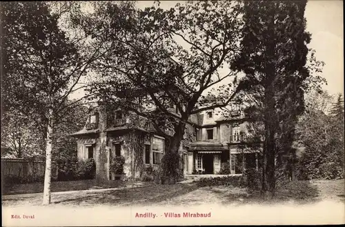 Ak Andilly Val d'Oise, Villas Mirabaud