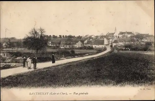 Ak Santenay Loir et Cher, Vue generale