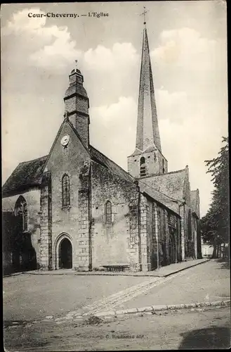 Ak Cour-Cheverny Loir-et-Cher, L'Eglise