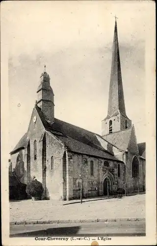 Ak Cour-Cheverny Loir-et-Cher, L'Eglise