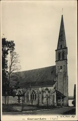 Ak Cour-sur-Loire Loir-et-Cher, L'Eglise