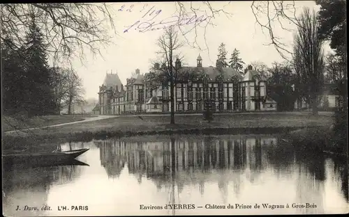 Ak Perigny sur Yerres Val de Marne, Chateau du Prince de Wagram a Gros Bois