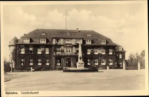 Ak Opladen Leverkusen im Rheinland, Landratsamt