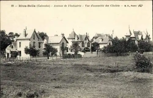 Ak Riva Bella Calvados, Avenue de l'Industrie, Vue d'ensemble des Chalets