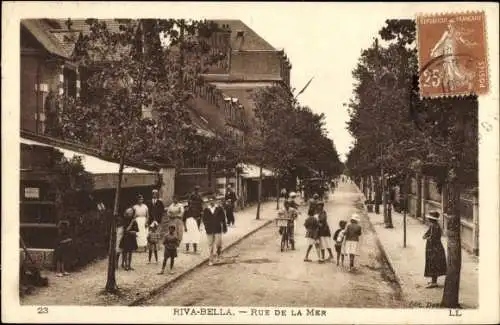 Ak Riva Bella Calvados, Rue de la Mer