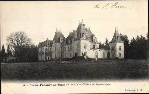 Ak Saint Florent le Vieil Maine et Loire, Chateau de Montmoutiers
