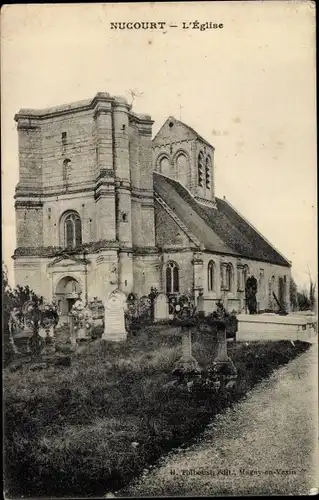 Ak Nucourt Val-d’Oise, L'Eglise