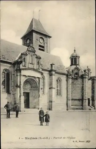 Ak Marines Val d’Oise, Portail de l'Eglise