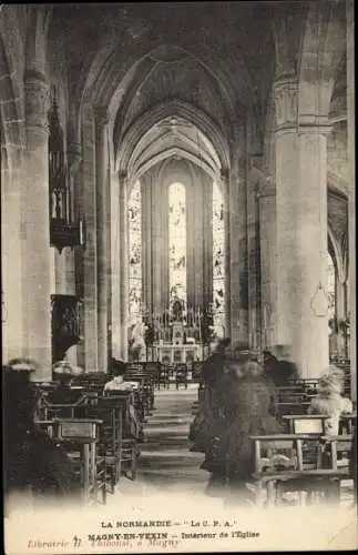 Ak Magny en Vexin Val-d’Oise, Interieur de l'Eglise