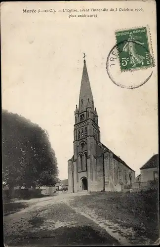 Ak Morée Loir et Cher, L'Eglise