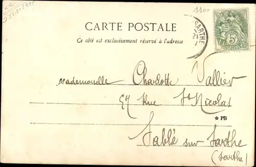 Ak Mondoubleau Loir et Cher, Place de l'Eglise