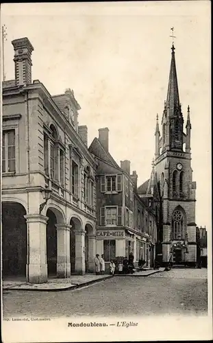 Ak Mondoubleau Loir et Cher, L'Eglise