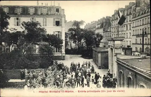 Ak St Martin du Bois Maine et Loire, Entree principale, Un jour de visite