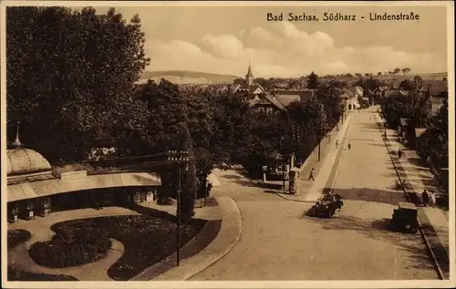 Ak Bad Sachsa im Harz in Niedersachsen, Lindenstraße