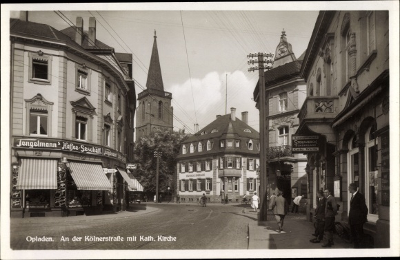 Ak Opladen Leverkusen im Rheinland, Kölner Straße, Kath