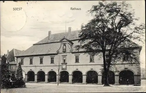 Ak Soest in Nordrhein Westfalen, Rathaus