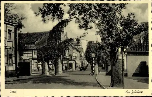 Ak Soest in Nordrhein Westfalen, Am Jakobitor