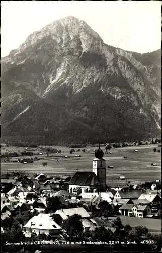 Ak Gröbming Steiermark, Panorama, Kirche, Stoderzinken