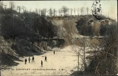 Ak Viroflay Yvelines, La Grande Sabliere