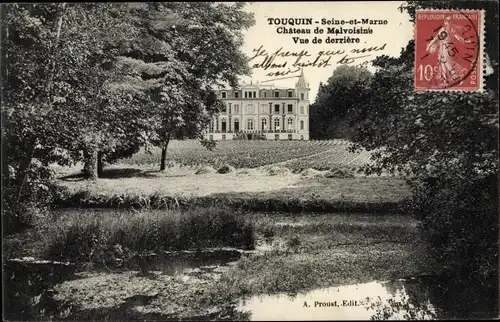 Ak Touquin Seine et Marne, Château de Malvoisine