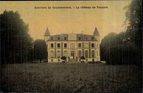 Ak Coulommiers Seine et Marne, Le Château de Touquin