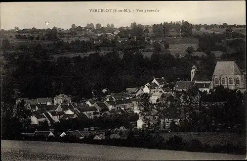 Ak Verdelot Seine et Marne, Gesamtansicht