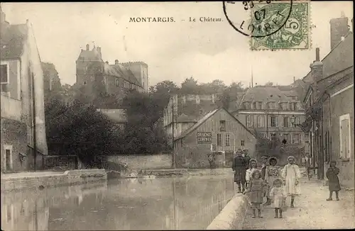 Ak Montargis Loiret, Le Chateau