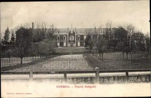 Ak Corbeil Essonne, Hopital Galignani