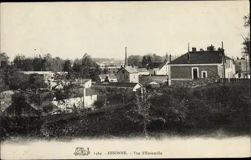 Ak Essonnes Essonne, Vue d'Ensemble