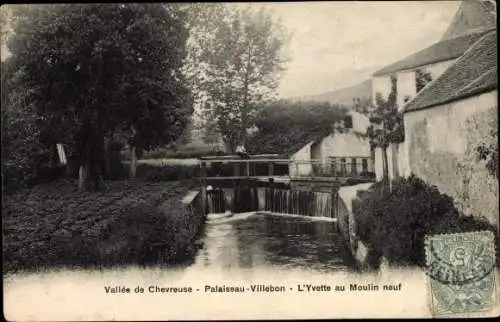 Ak Palaiseau Essonne, L'Yvette au Moulin neuf