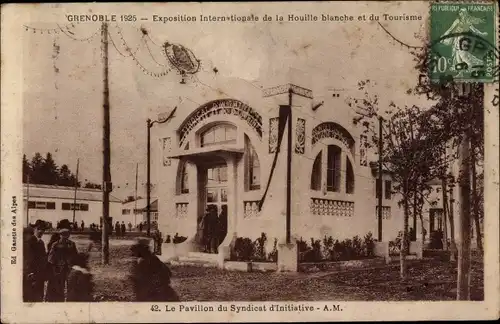 Ak Grenoble Isère, Exposition Internationale de la Houille blanche et du Tourisme 1925, Pavillon