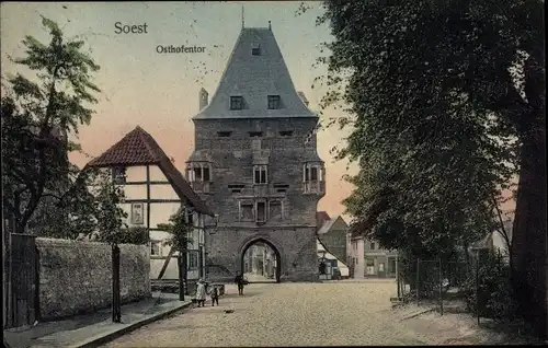 Ak Soest in Nordrhein Westfalen, Osthofentor