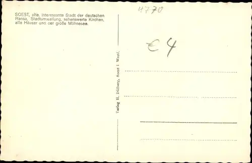 Ak Soest in Nordrhein Westfalen, An der Marktstraße